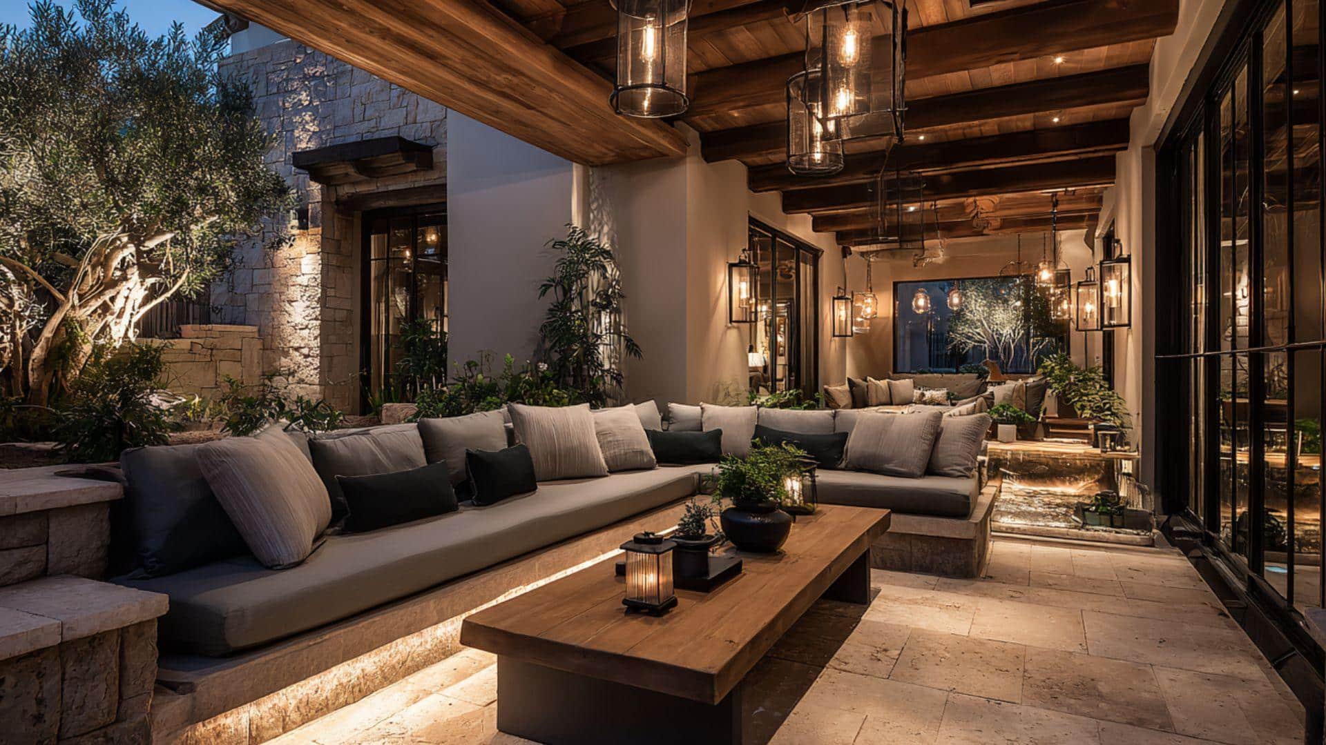 Covered Patio Lounge