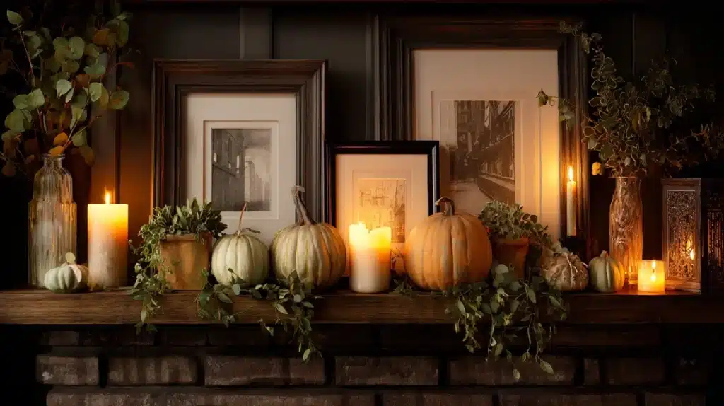 Create a Seasonal Mantel Display