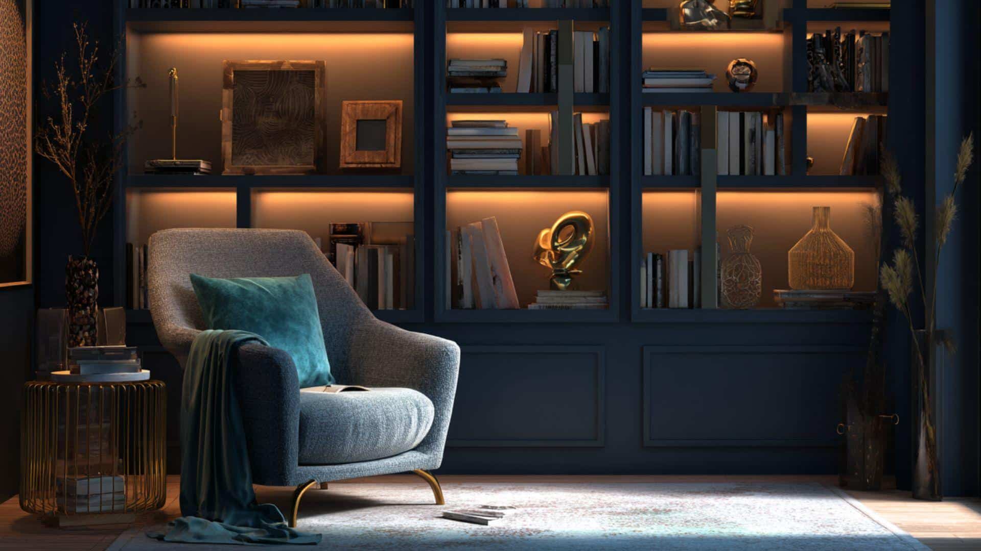 Custom Built-In Shelving