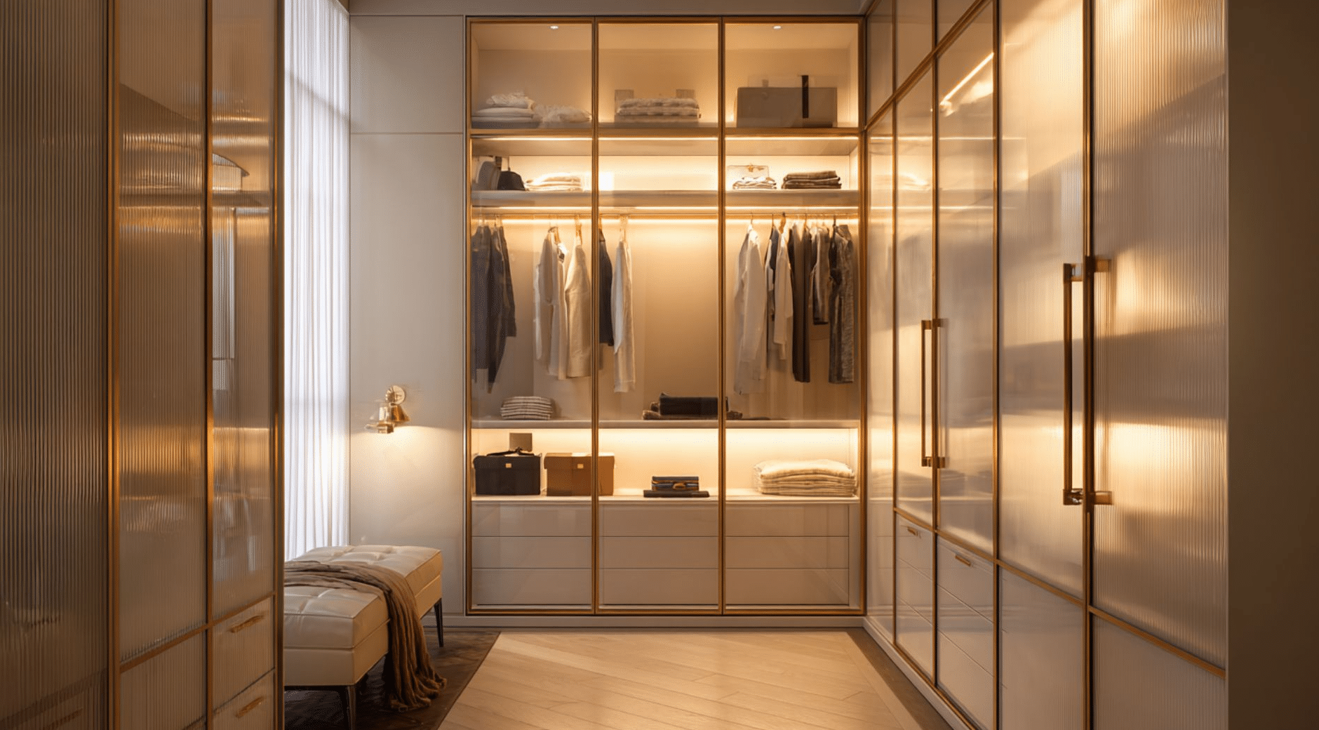 Custom Walk-In Closet Doors