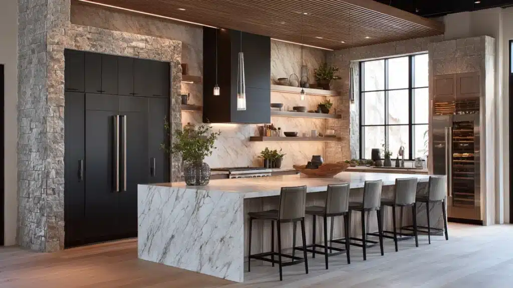Double Island Layout for Cooking and Entertaining