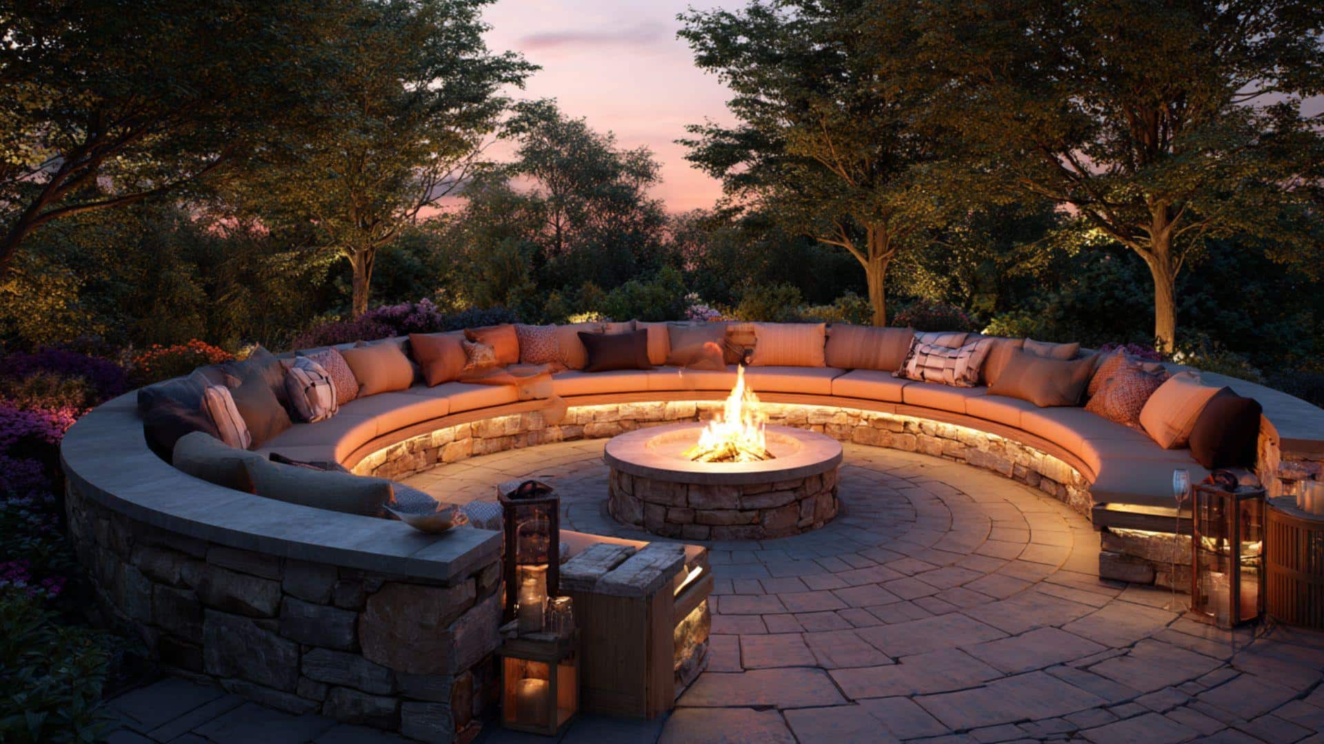Fire Pit Seating Circle