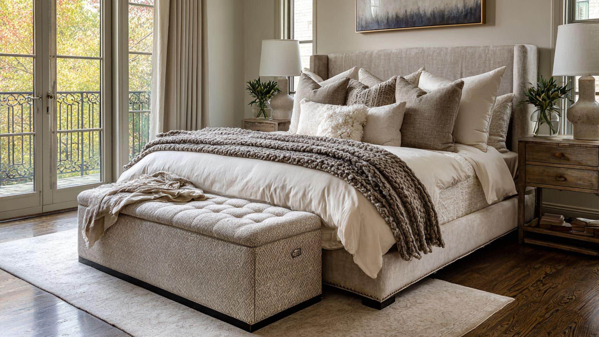 Foot-of-the-Bed Bench with Storage