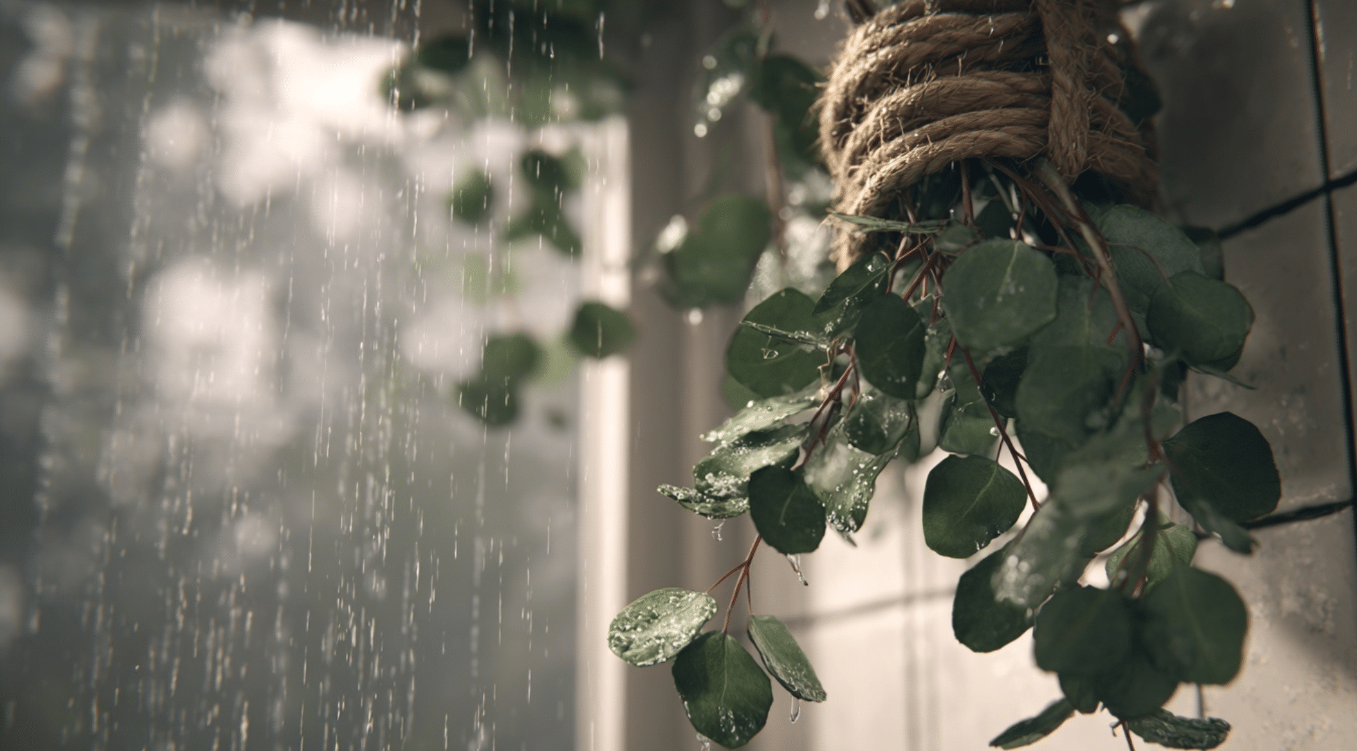 Hanging Eucalyptus in the Shower