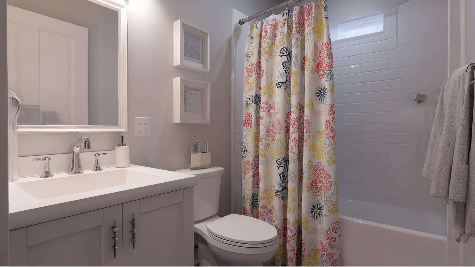 Install a New Shower Curtain