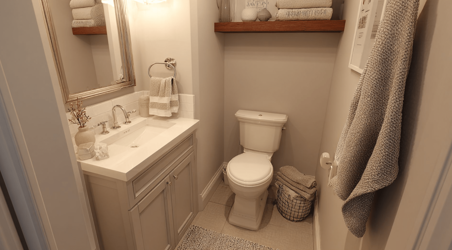 Install a Small Vanity with Storage