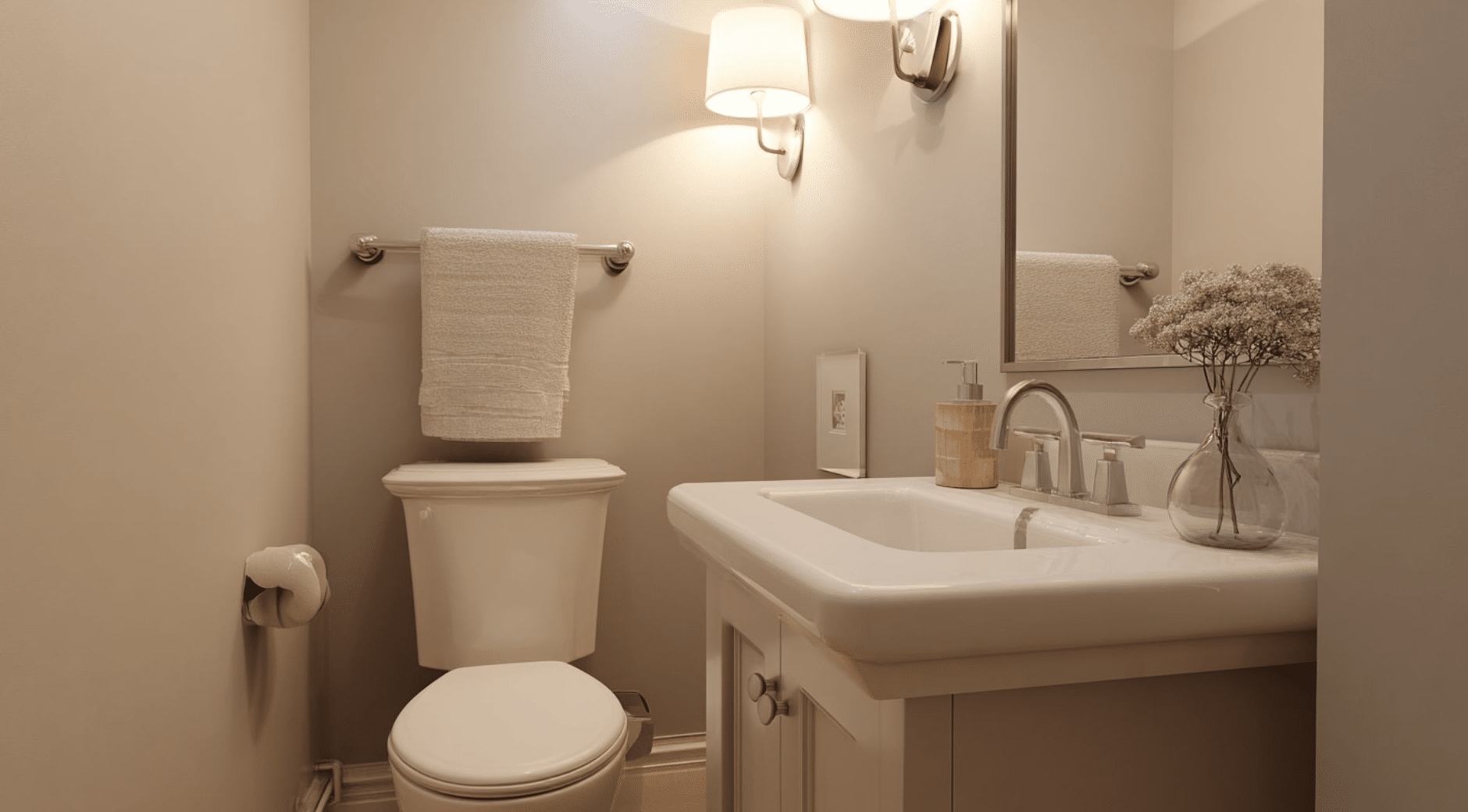 Install a Towel Bar Above the Toilet