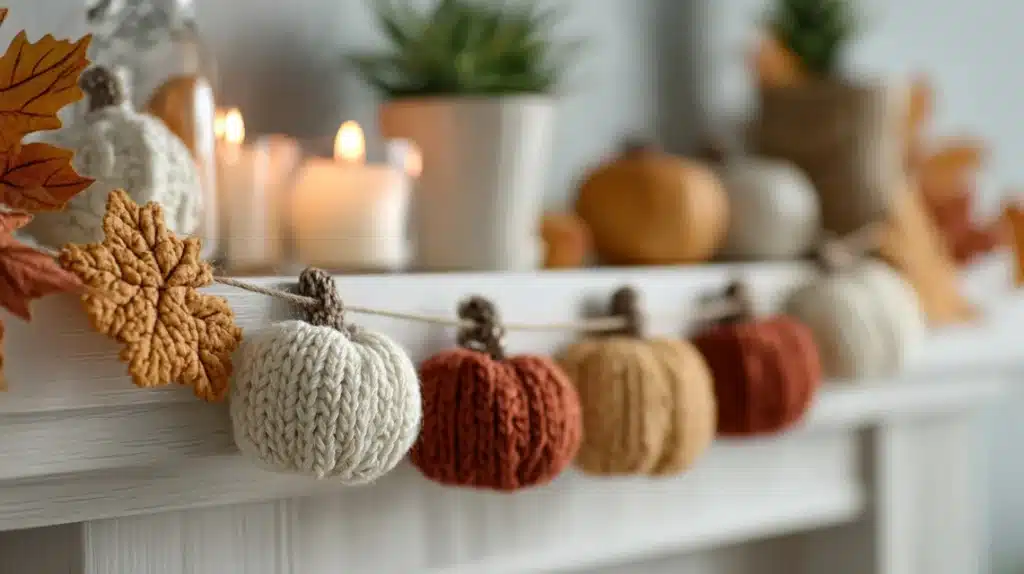 Knit Pumpkin Garland: Step-by-Step
