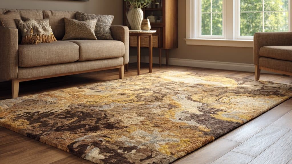 Layer a Jute Rug with a Soft Area Rug