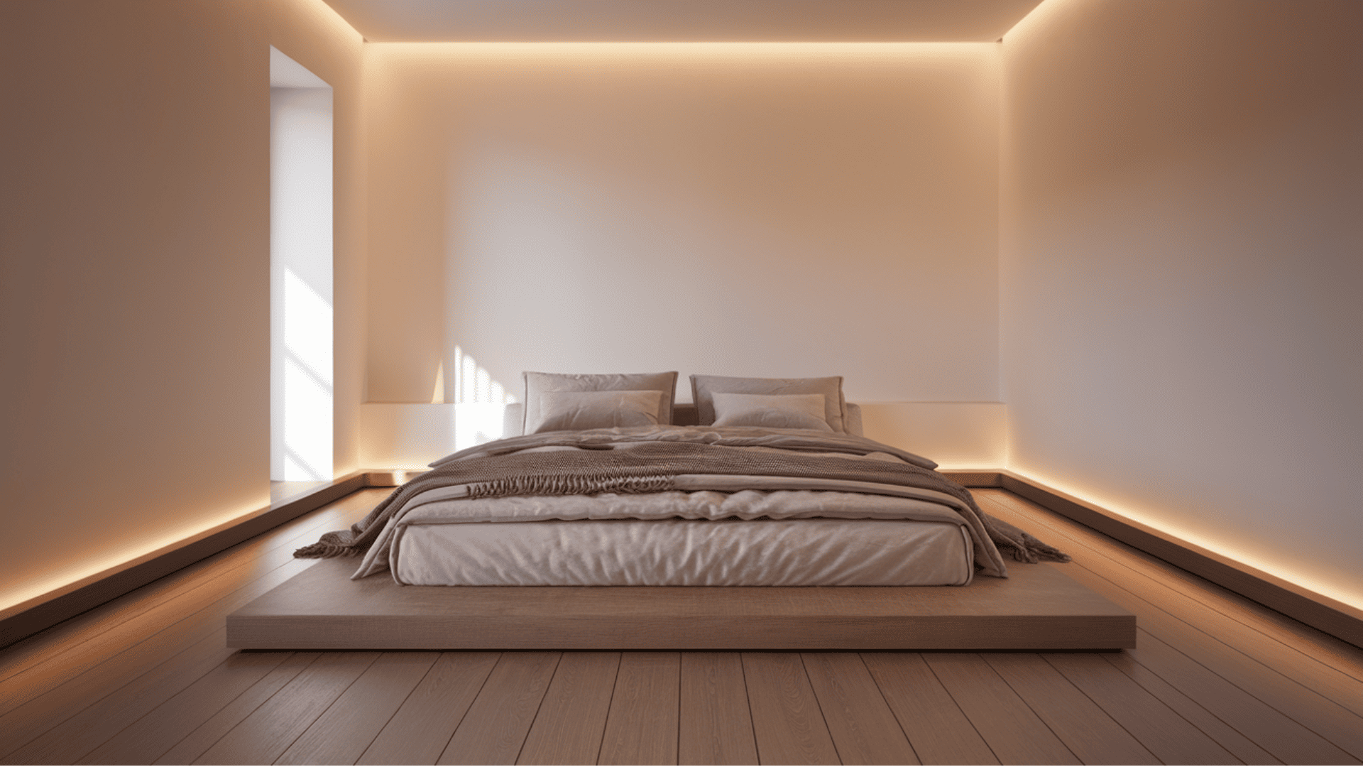 Low Bed With No Headboard