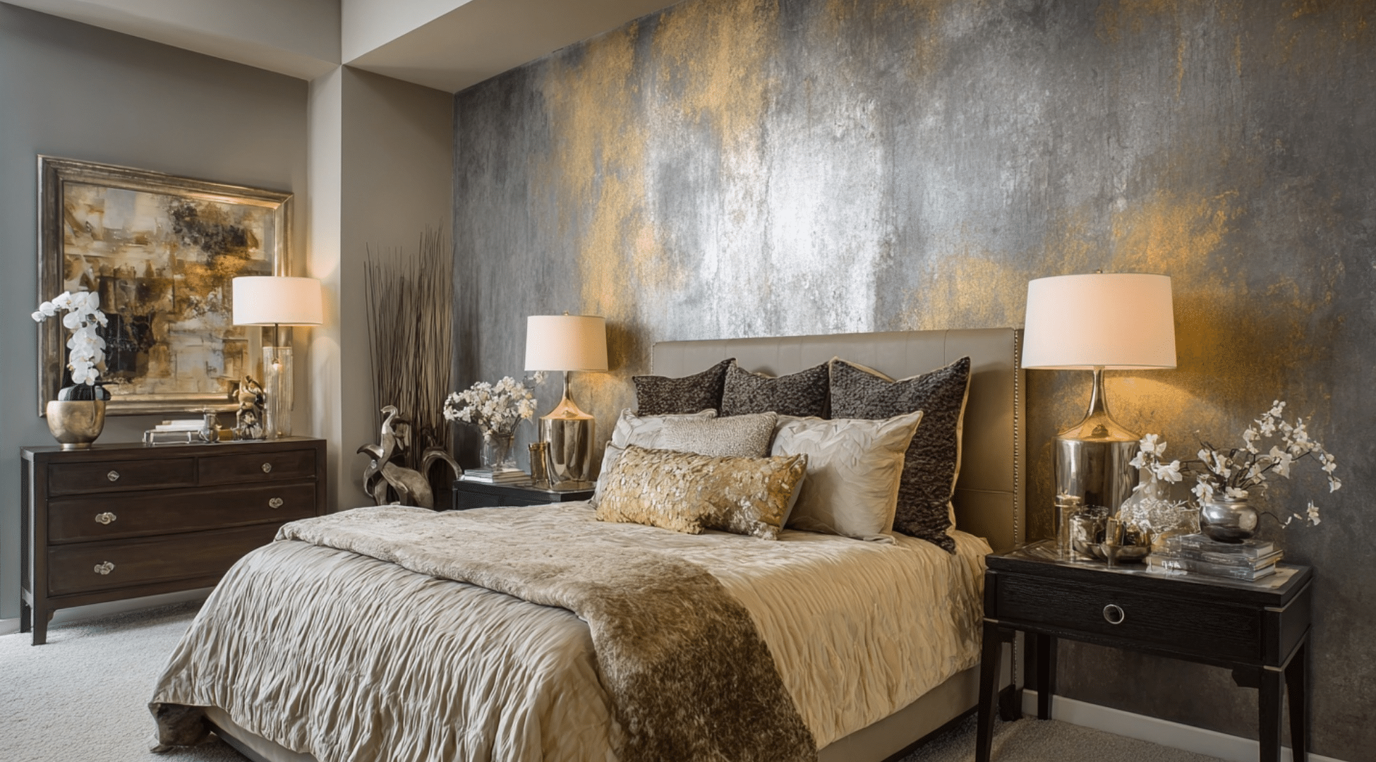 Metallic Accent Wall