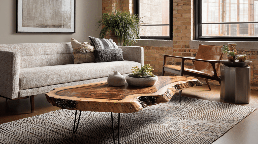 Mixed Material Coffee Table
