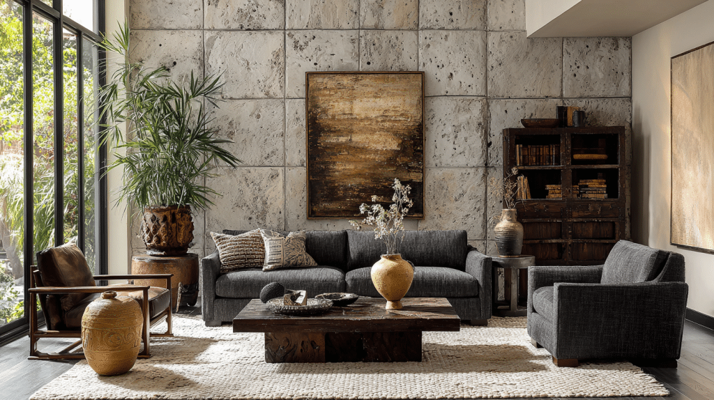 Modern Decor Mixed with Vintage Finds