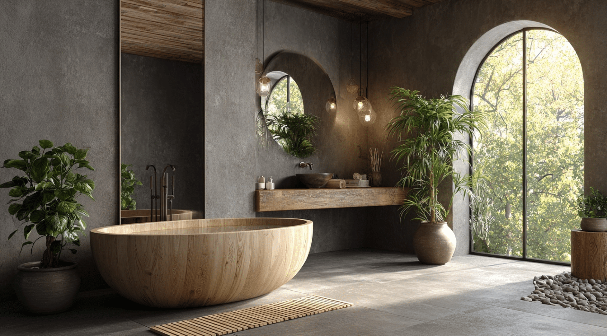 Modern Organic Spa Retreat