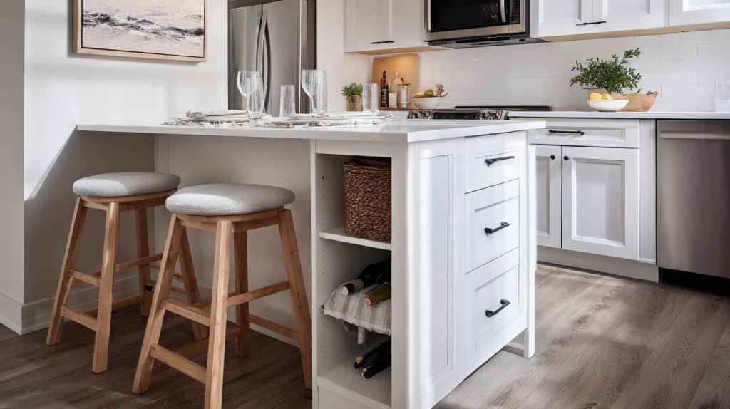 Multi-Use Counter with Hidden Storage