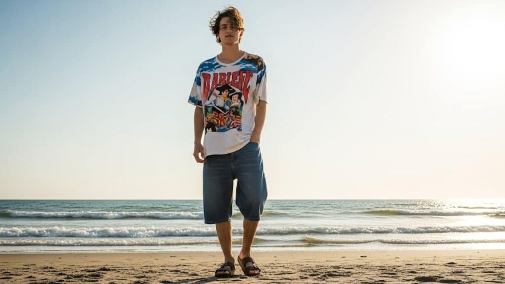 Oversized T-Shirts with Shorts