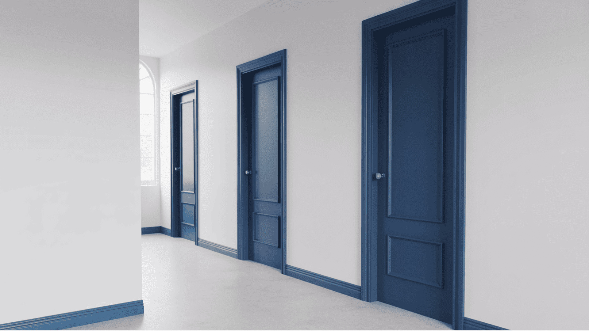 Paint Interior Doors in a Contrasting Shade