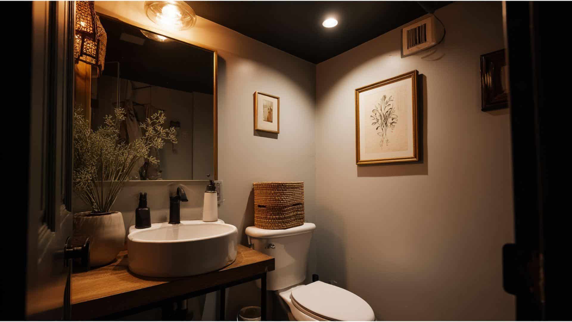 Paint the Ceiling a Dark Color