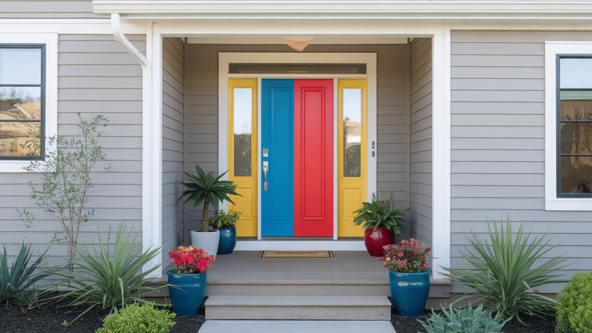 Paint the Front Door a Bold Color