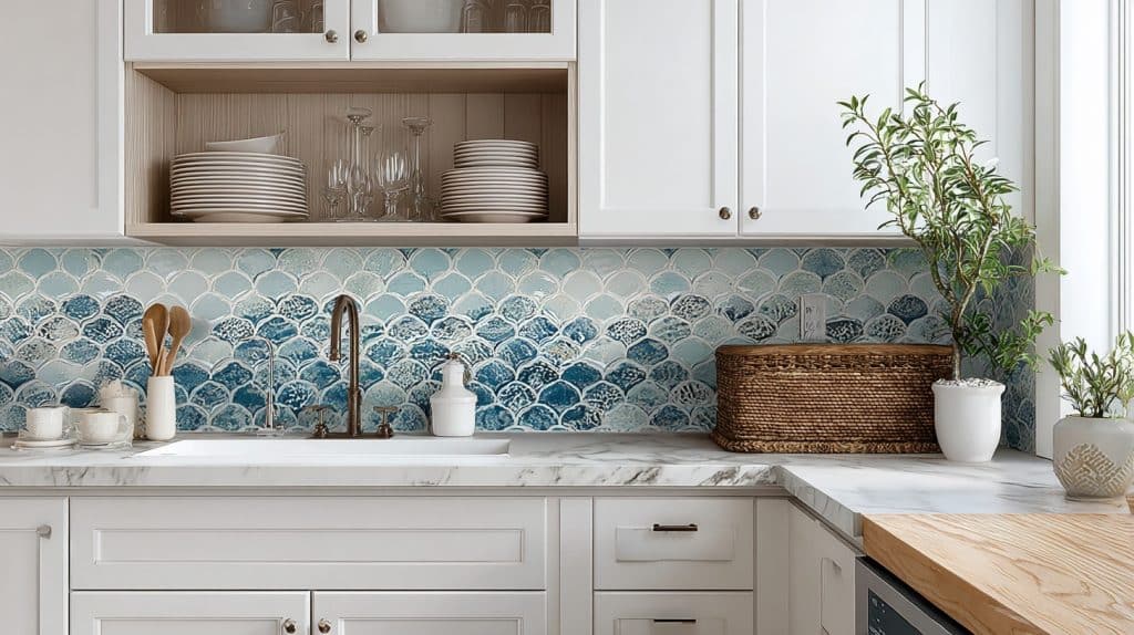 Peel-and-Stick Coastal Backsplash Tiles