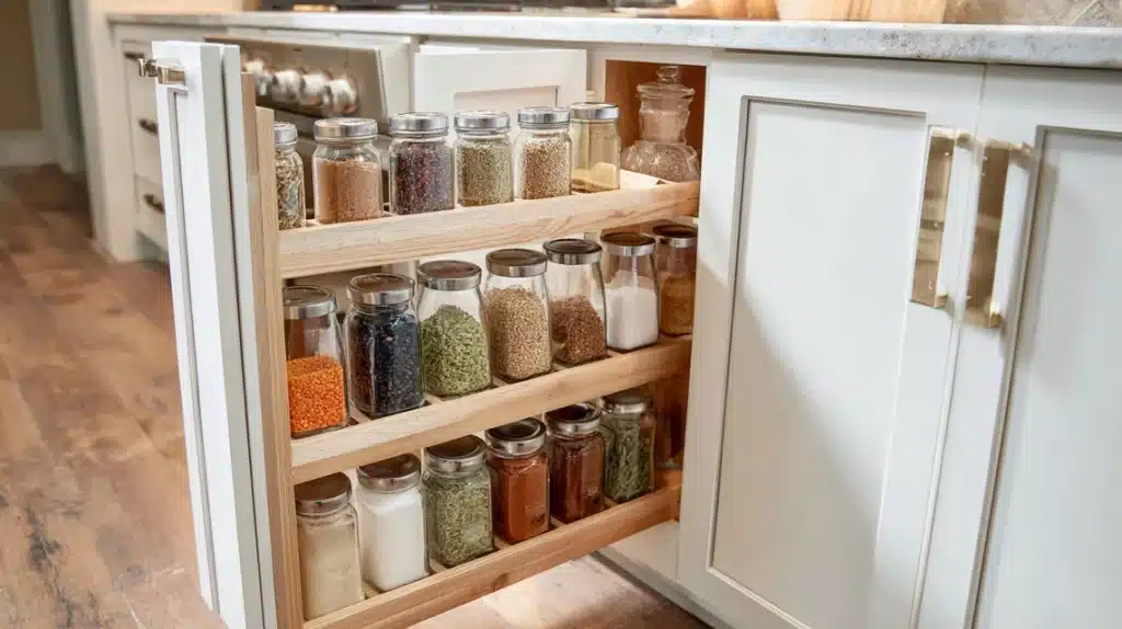 Pull-Out Pantry for Dry Goods