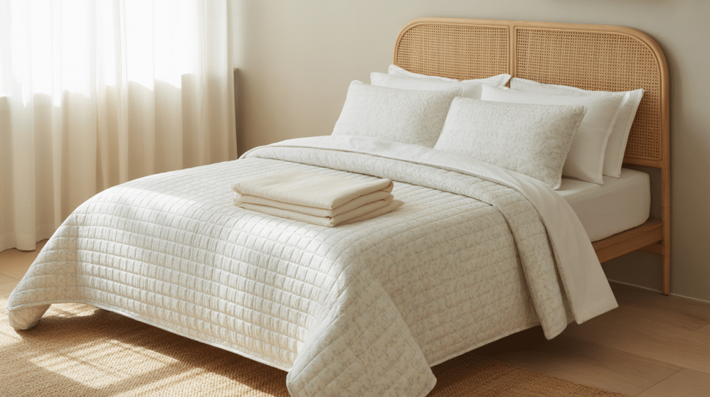 Quilted Bedding for Seasonal Warmth