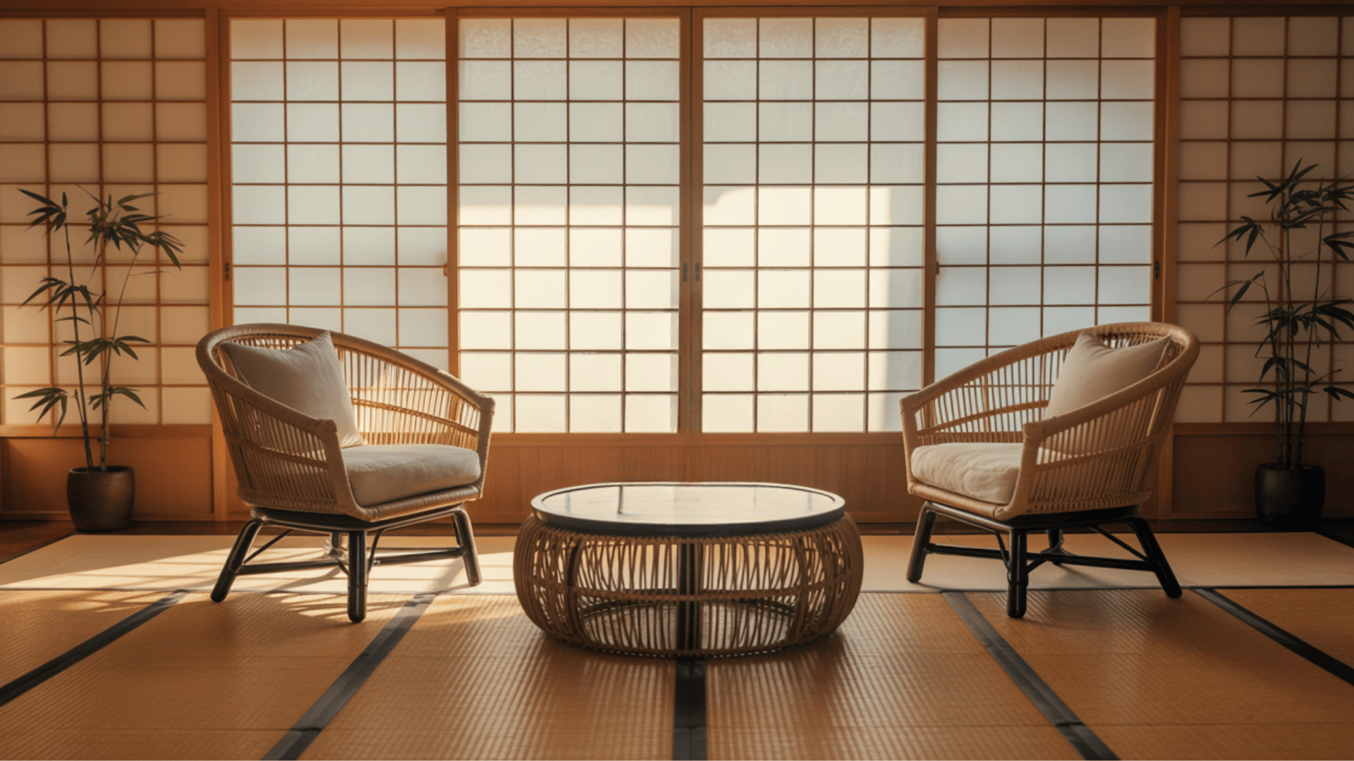 Rattan or Wicker Accent Chairs