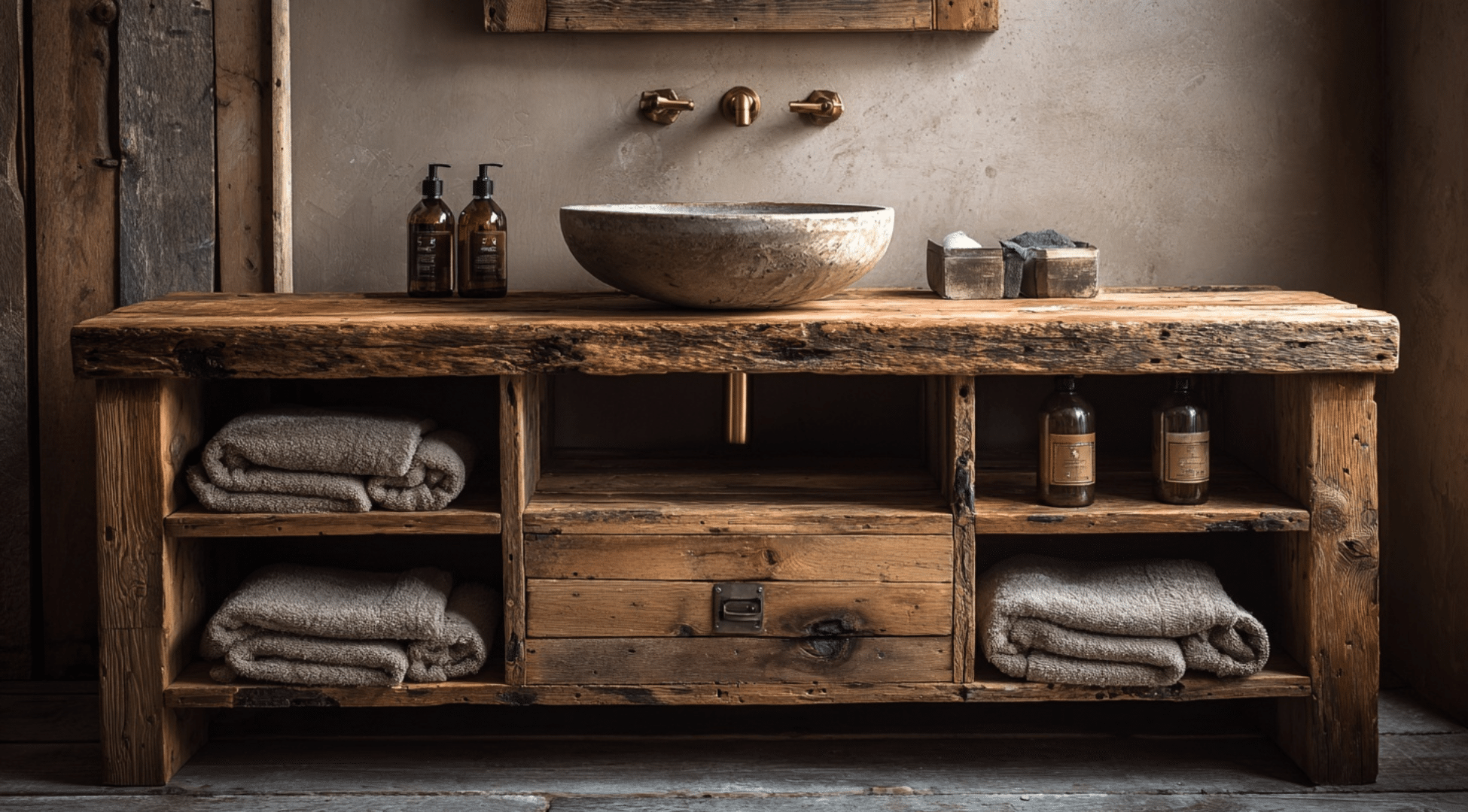 Reclaimed Wood Vanity