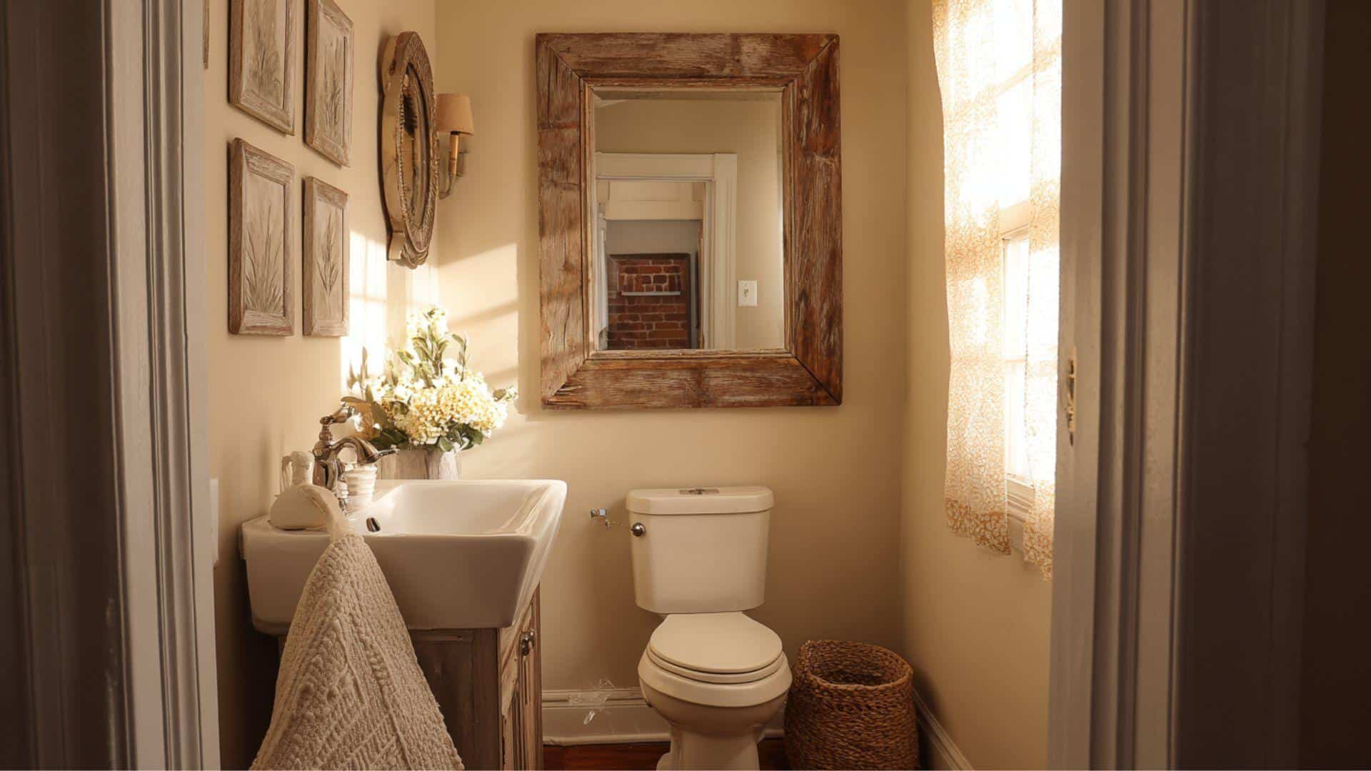 Repurpose an Old Window as a Mirror