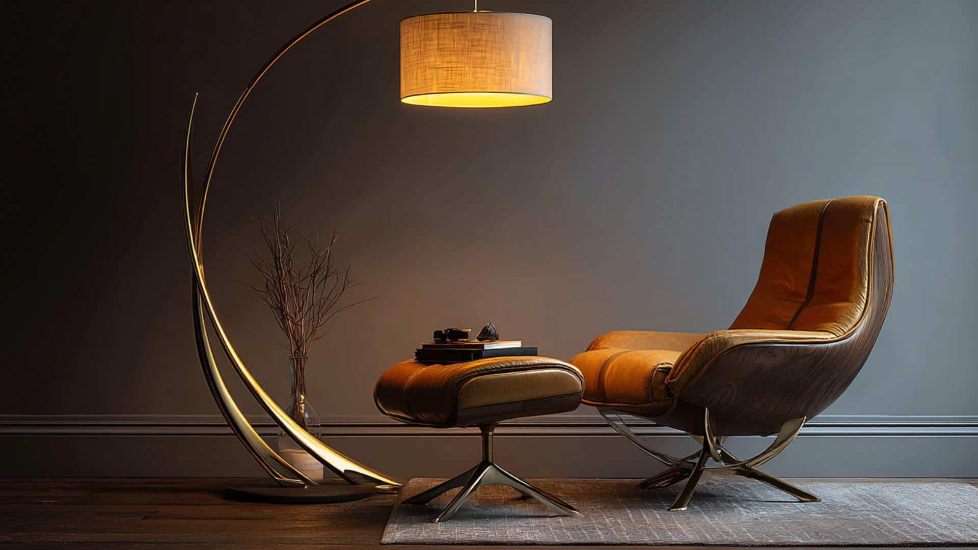 Sculptural Floor Lamp