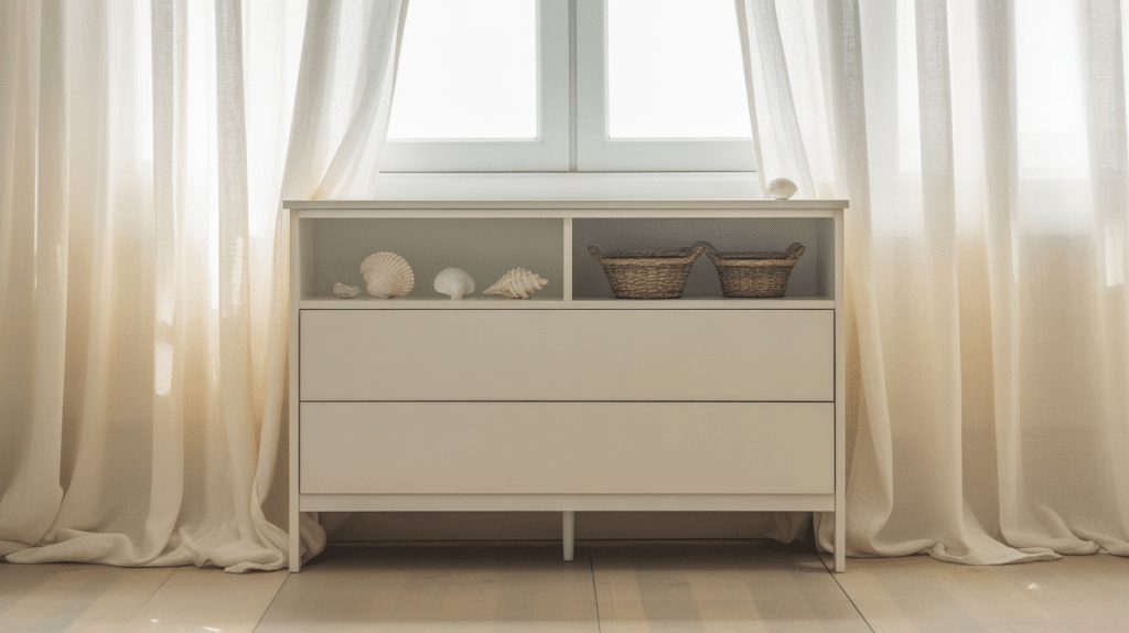Slim, Open-Shelved Dressers