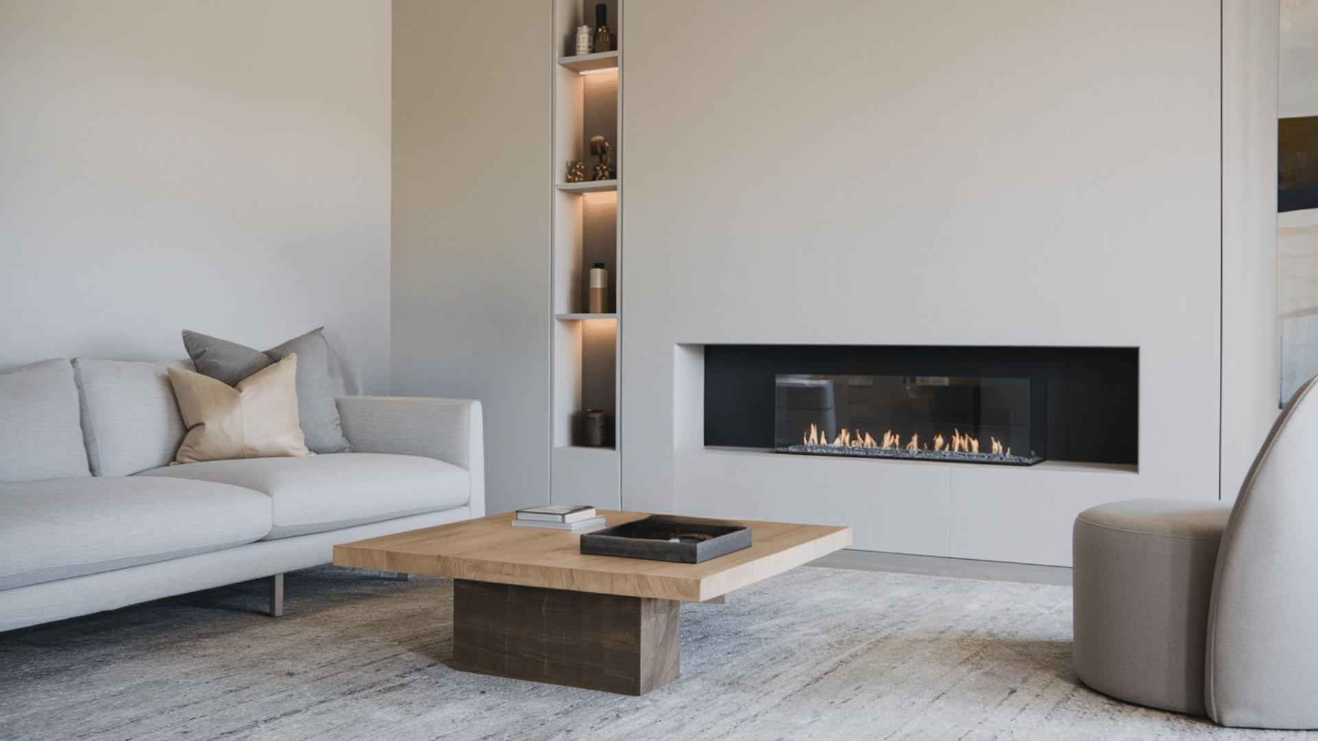 Slim Vertical Shelves