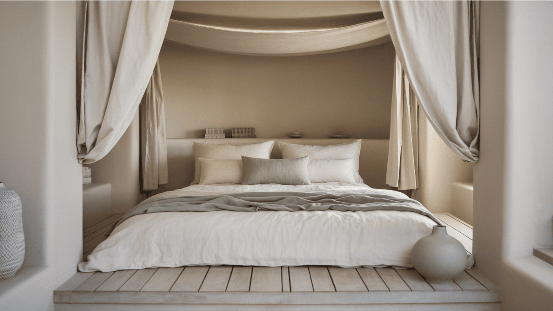 Soft Neutrals With One Accent Hue