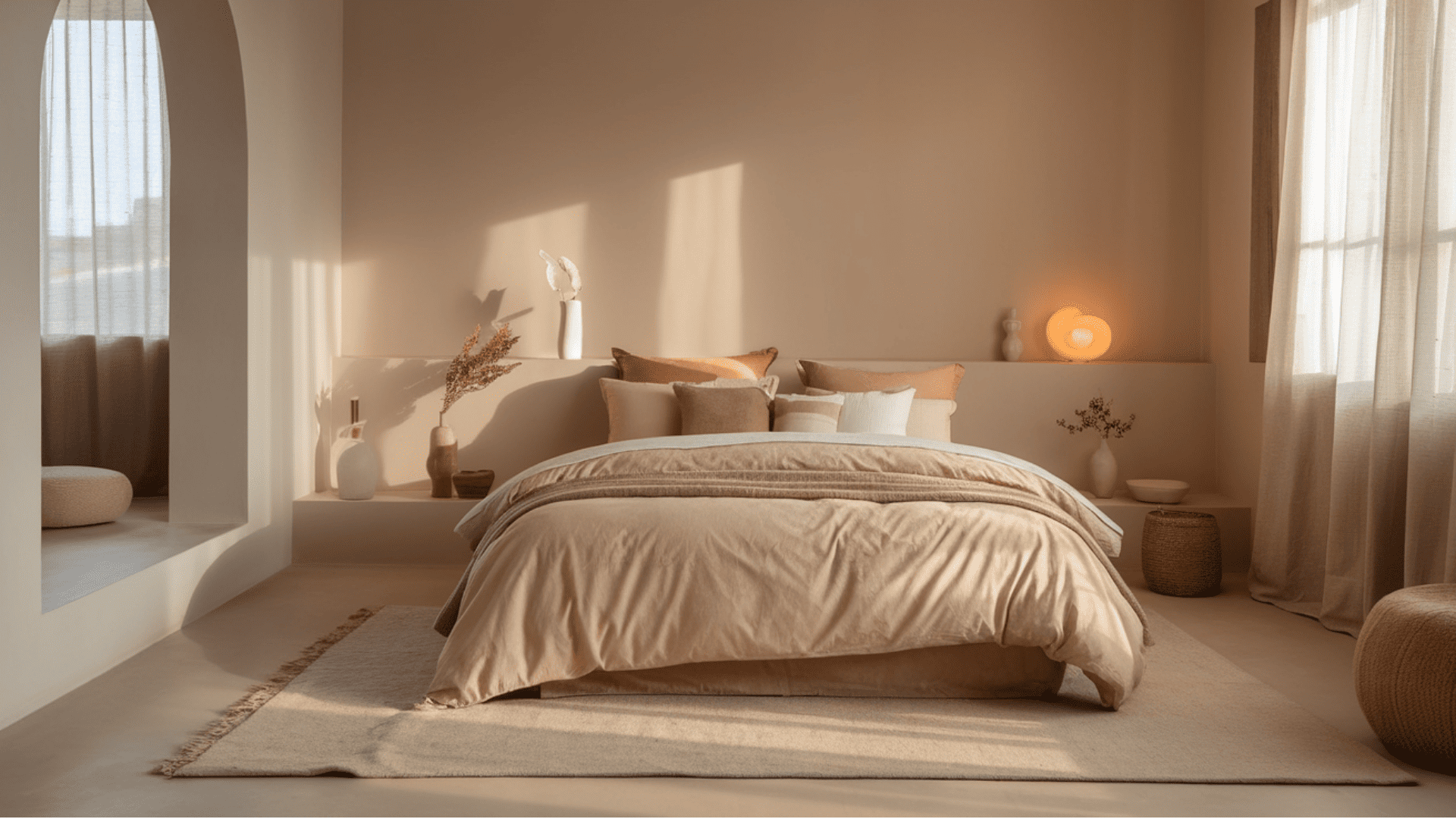 Tone-on-Tone Bedding Layers