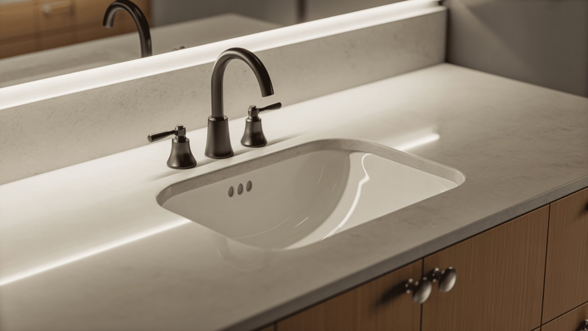 Upgrade the Faucet and Cabinet Knobs
