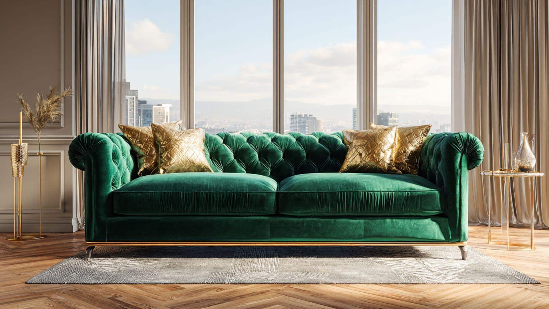 Velvet Sofa