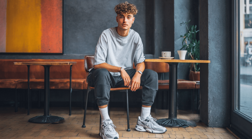 With Fitted Joggers