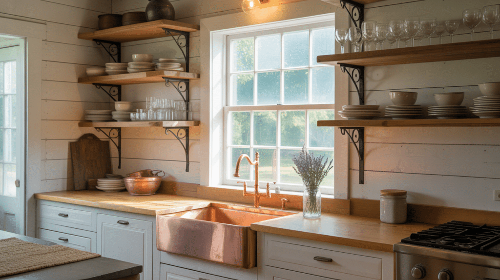 install-open-shelving-instead-of-upper-kitchen-cabinets
