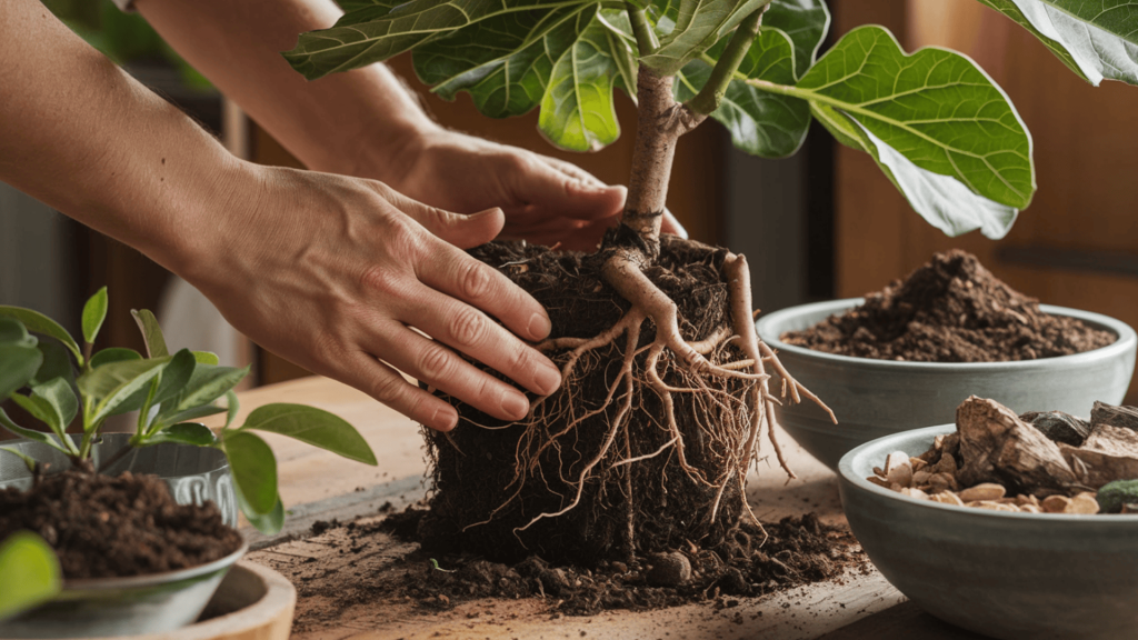 loosen-roots-and-add-fresh-mix