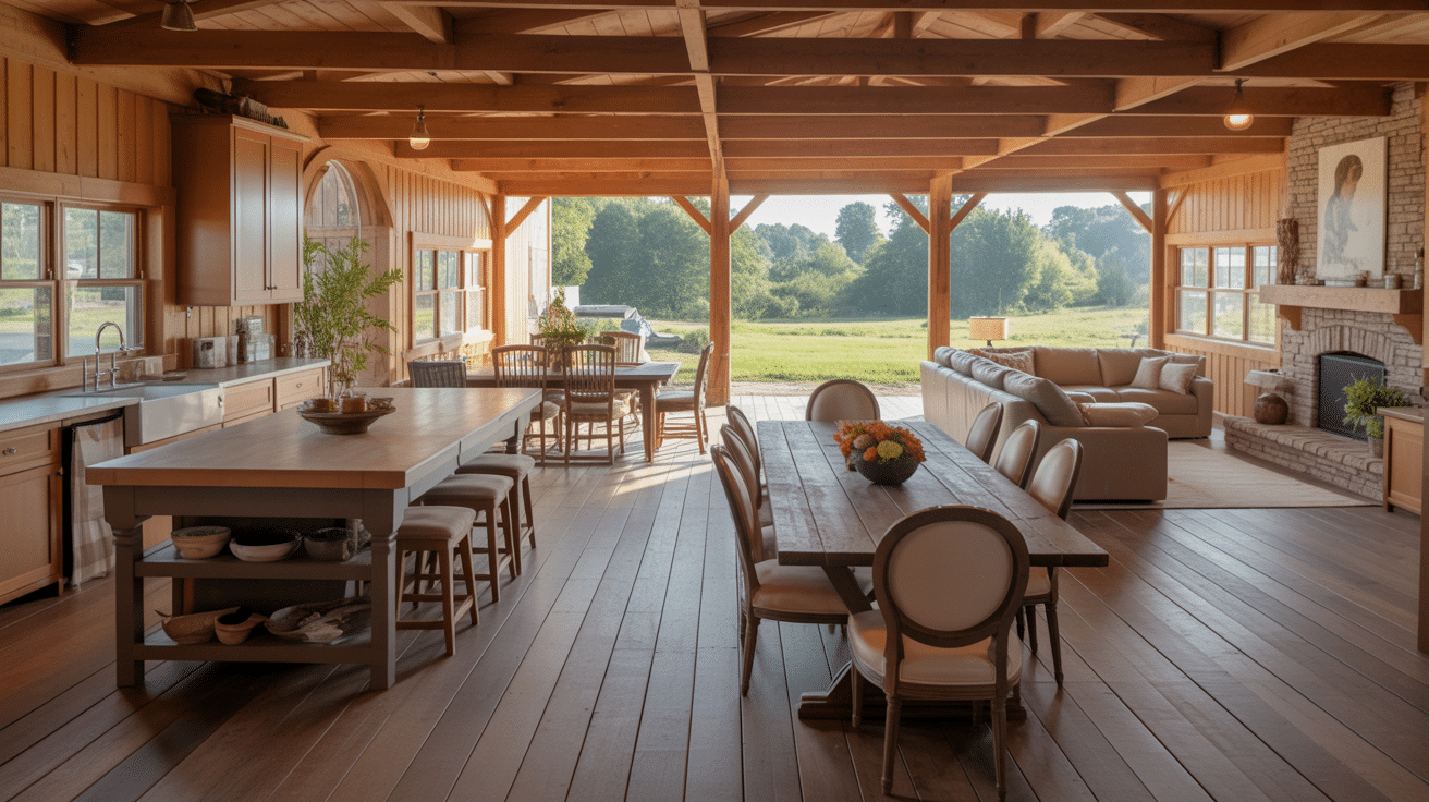 open concept living rooms