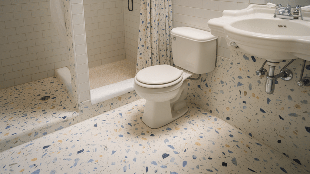 painted-faux-terrazzo-or-stone-look