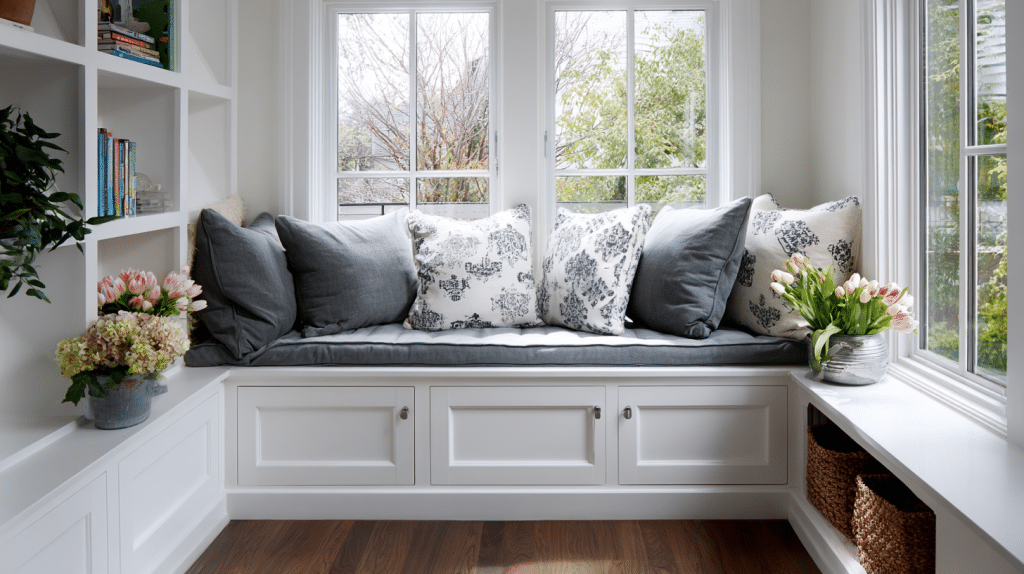 reading bench with storage