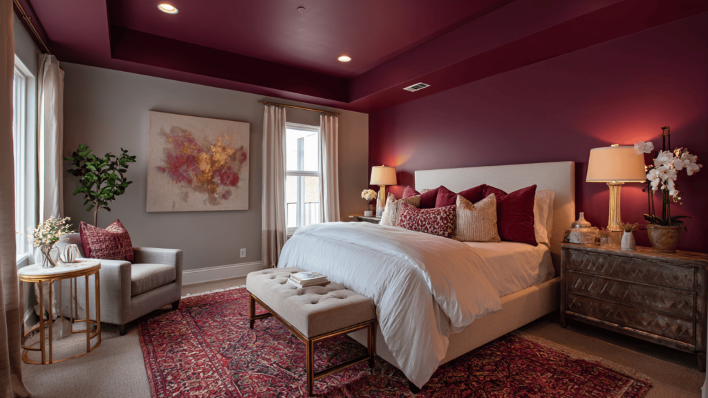 floor to ceiling accent walls