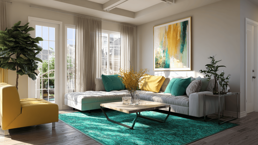 large area rugs in bold colors