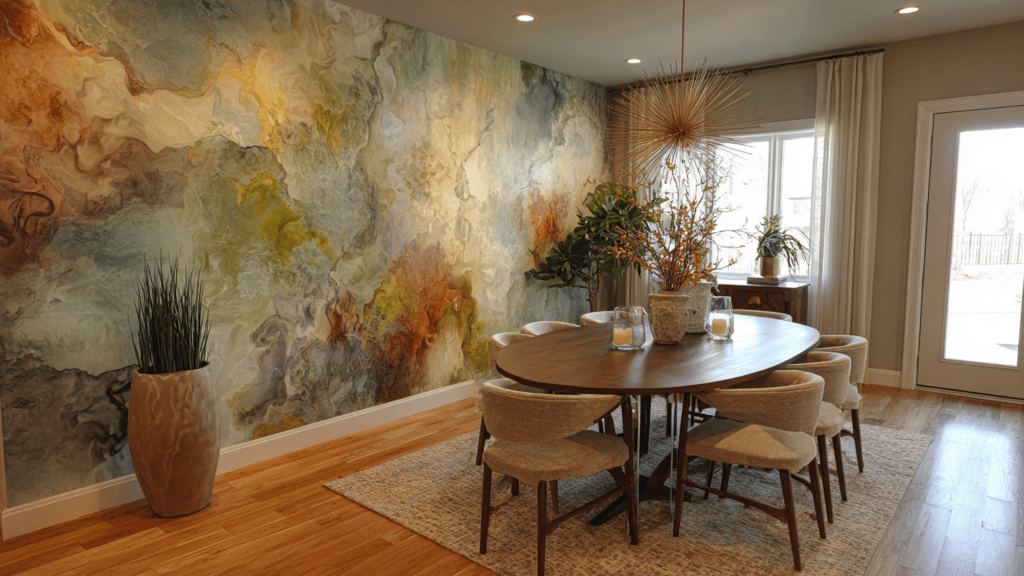 large scale color murals