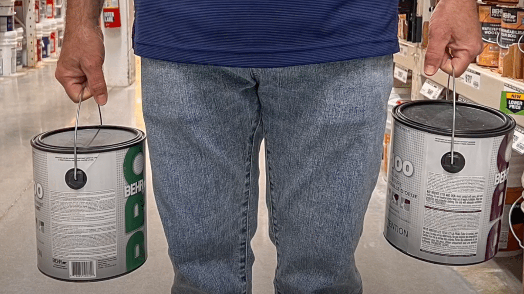 never choose paint color in stores