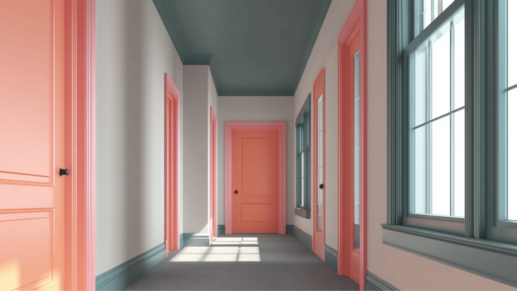 vibrant doors and trim