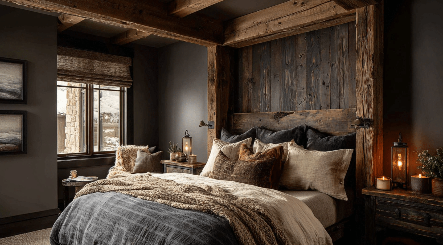 Reclaimed Wood Headboard