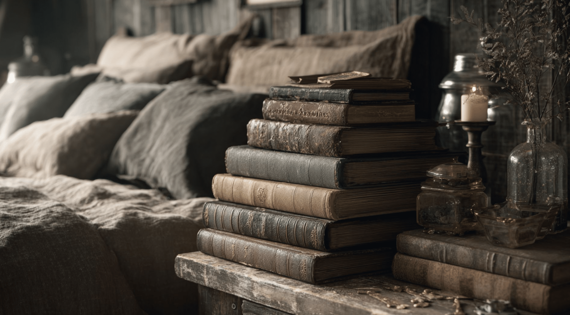 Vintage Books for Cottagecore Mood