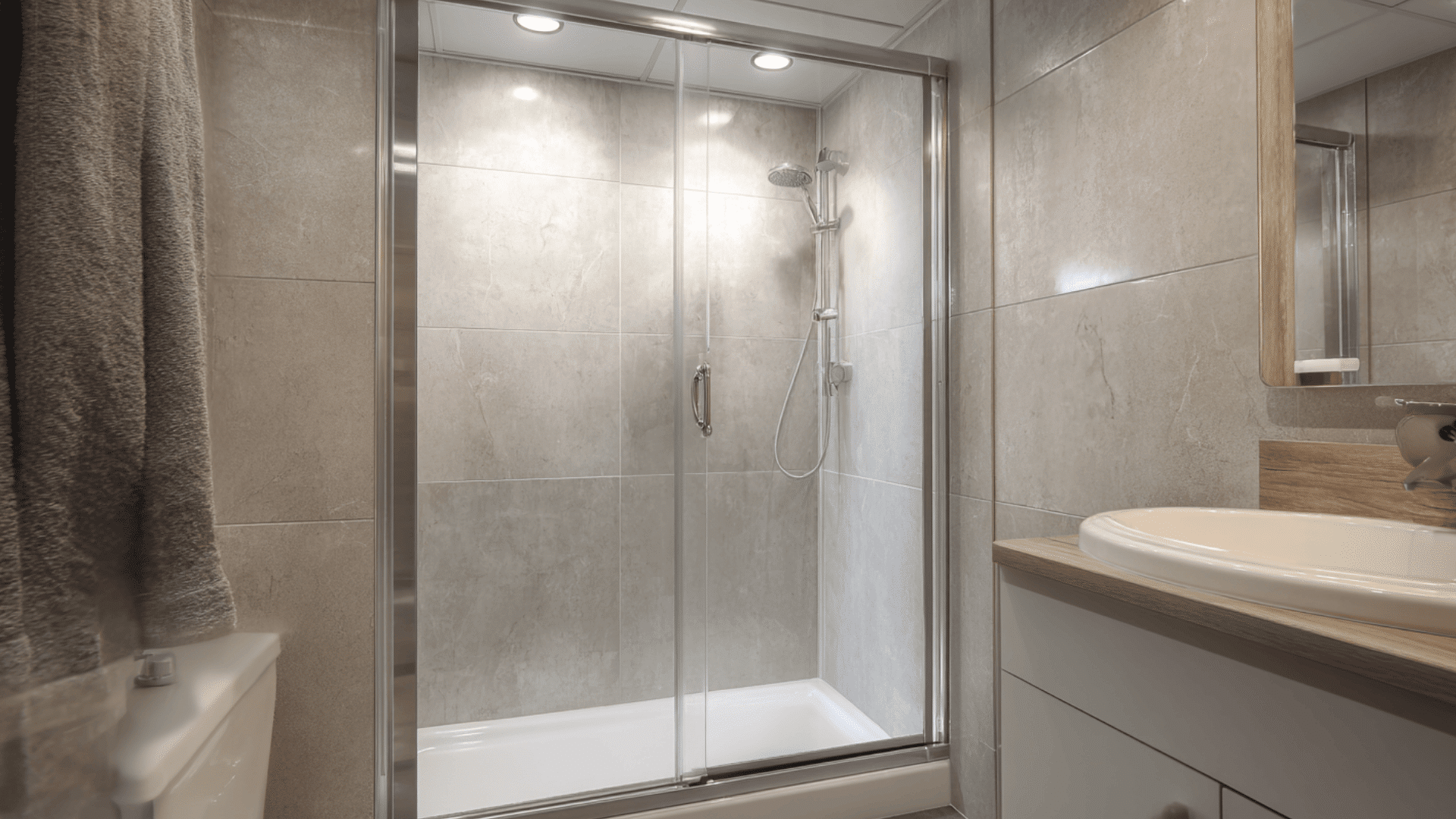 acrylic shower enclosure